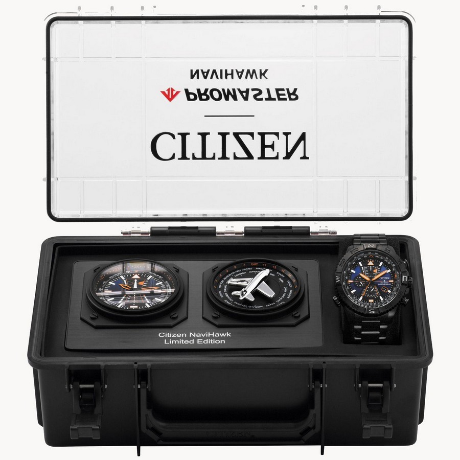 Đồng Hồ Citizen Promaster Navihawk A-T Nam Đen Xanh